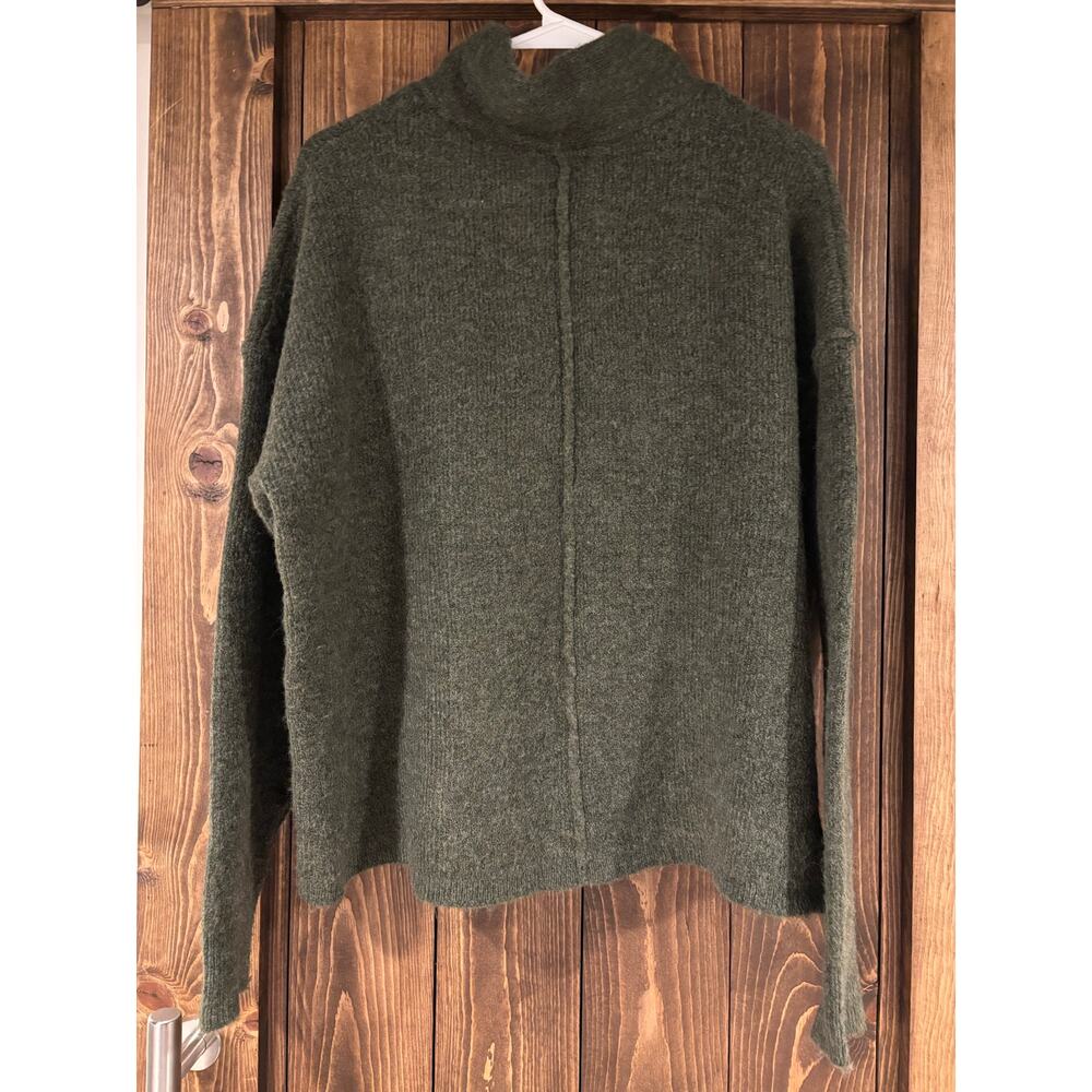 Universal Thread Wool Mock Neck Hunter Green Medi… - image 2